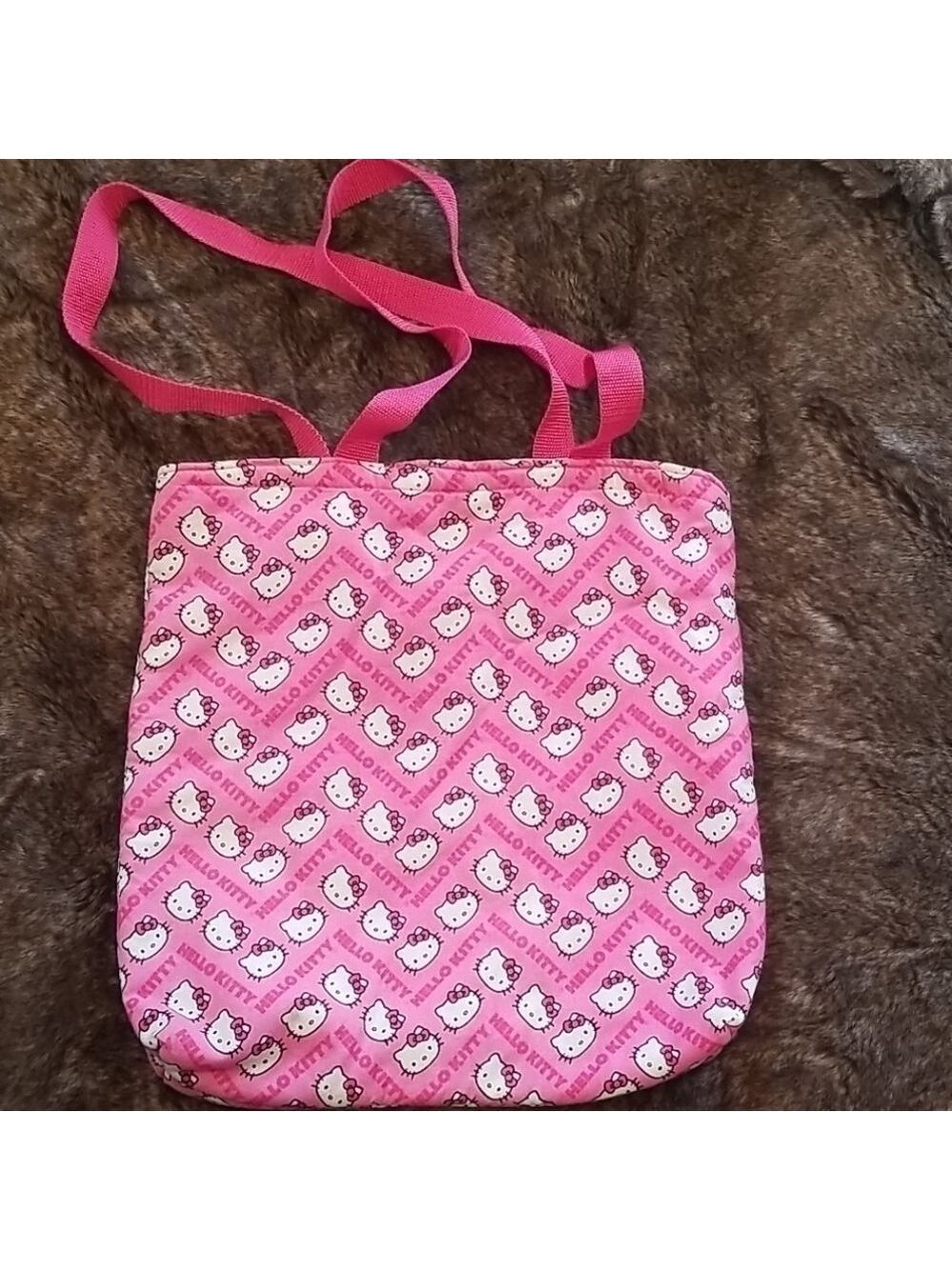 Hello Kitty handmade carry bag lined